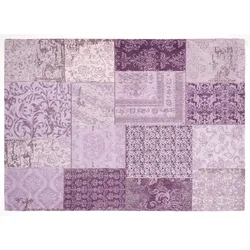 die Faktorei »Patchwork« Vintage Teppich purple  – erhältlich in 2 Größen