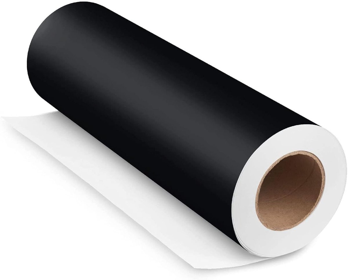 Meubelfolie zelfklevend Zwart Mat - 5 meter rol - Plakfolie voor interieur decoratie