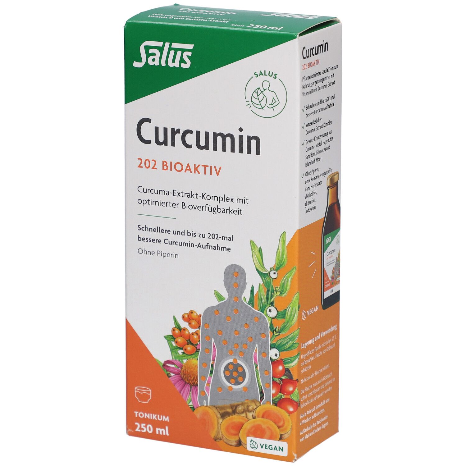 Curcumin 202 Bioaktiv Tonikum Salus 250 ml