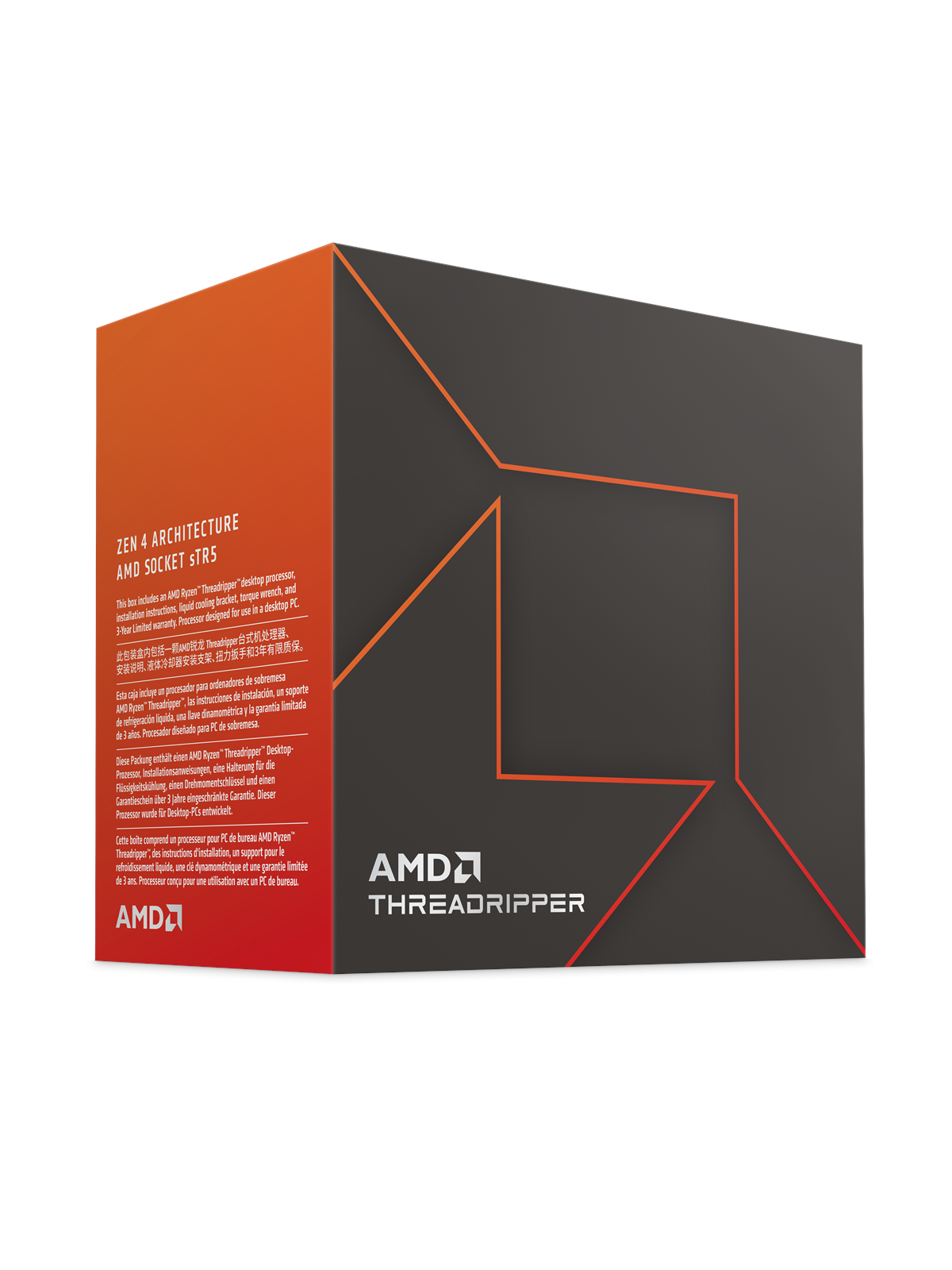 AMD Ryzen Threadripper 7960X CPU - 24 Kerne - 4.2 GHz - AMD sTR5 - AMD Boxed (ohne Kühler)