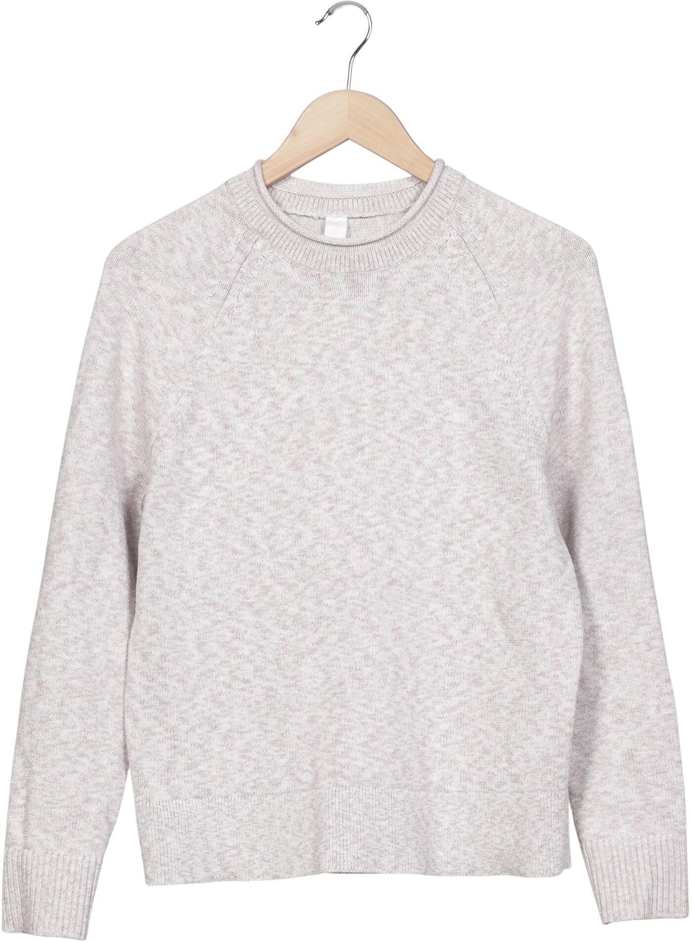 Lululemon Damen Pullover, Beige, Gr. S, Baumwolle / Synthetik - Second Hand