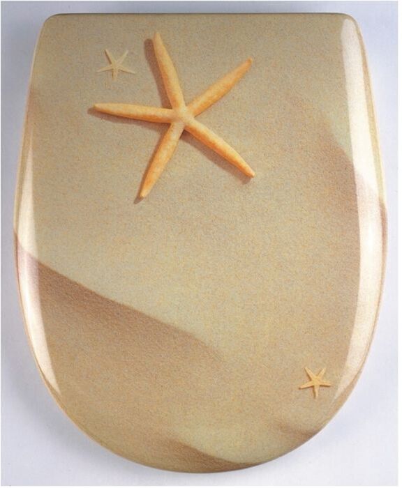 Pagette Olfa Ariane WC-Sitz 950-0928 Sand, mit Deckel
