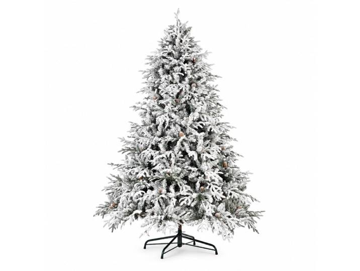 Sapin de noël enneigé 210 cm, 3964 branches, ø 142 cm