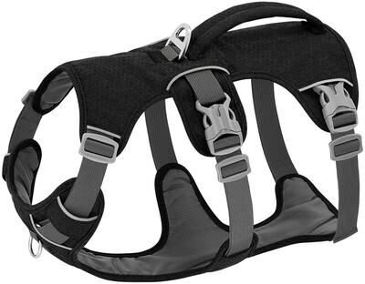 Uplift Essentials Secure Guard Escape Proof Tactical Dog Harness black xs