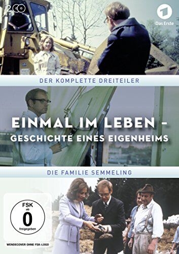 Dieter Wedel - Einmal im Leben - Geschichte eines Eigenheims (Die Familie Semmeling) - Der komplette Dreiteiler [2 DVDs] - Preis vom 09.10.2026 07:28:09 h