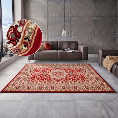 Teppich HANSE HOME "Parun Täbriz" Gr. 6, rot, B:200cm H:9mm L:290cm, Polypropylen (PP), Teppiche, Teppich, Kurzflor, Orient, Läufer, Vintage, Esszimmer, Wohnzimmer, Flur