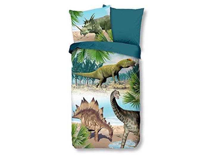 Good Morning - Dino.Wendebettwäsche für Kinder in Renforcé Qualität
