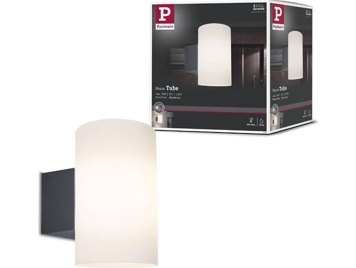 Paulmann Applique murale extérieure Tube