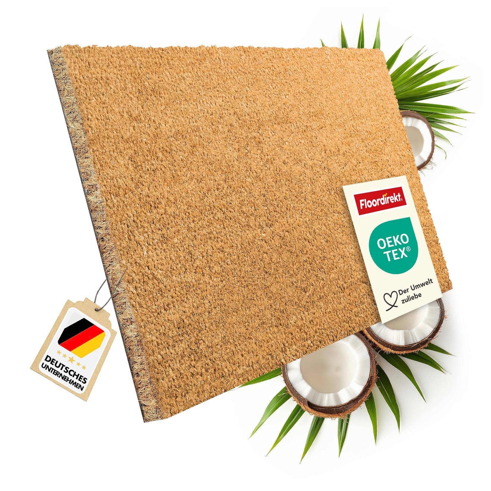 floordirekt Fußmatte Kokos Natur 30 mm