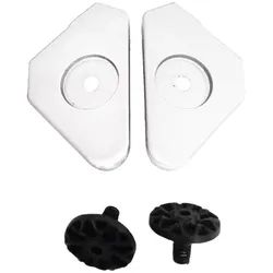 LS2 Visiermechanik Platte mit Schrauben MX702 Pioneer II - schwarz