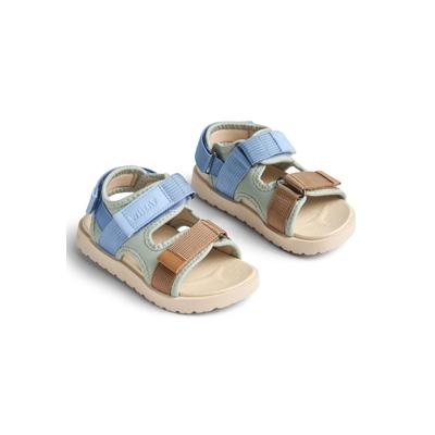 Trainingsschuh WHEAT "WHEAT Sandalette", Kinder, Gr. 34, grün pool, Synthetik, unifarben, Schuhe
