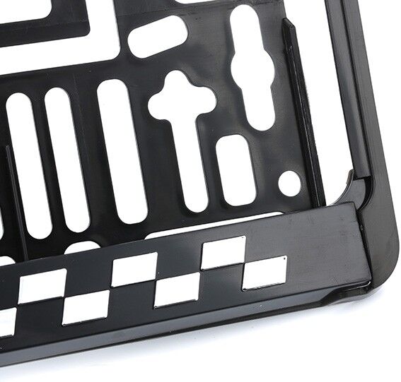 ARGO MONTE CARLO 3D Support de plaque d'immatriculation couleur noir