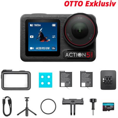 DJI Camcorder "Osmo Action 5 Pro Advanced Combo - OTTO Exklusiv-Bundle", schwarz, B:4,42cm H:3,28cm T:7,05cm, Camcorder