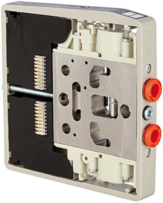 Riegler Disque de vanne HDM, Conn. 6 mm, 5/2 voies bistable (vanne impulsion) (K 6)