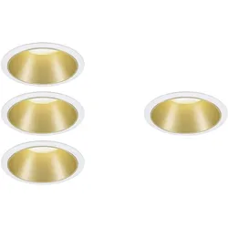 Paulmann, Einbauleuchte, Aktions-Set 4x Cole Coin 3StepDim (Metall)