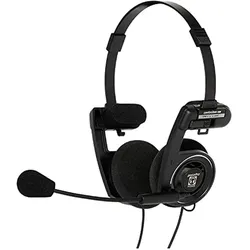 Koss Porta Pro Communication Headset Mic (Kabelgebunden), Kopfhörer, Schwarz