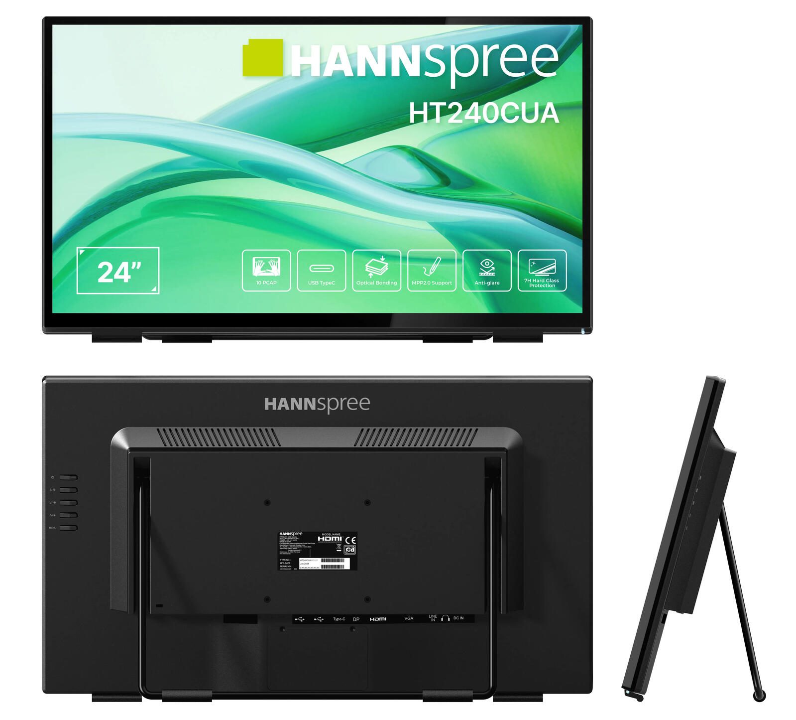 Hannspree HT240CUA Full HD LED Touch Monitor 60,4 cm (23,8")