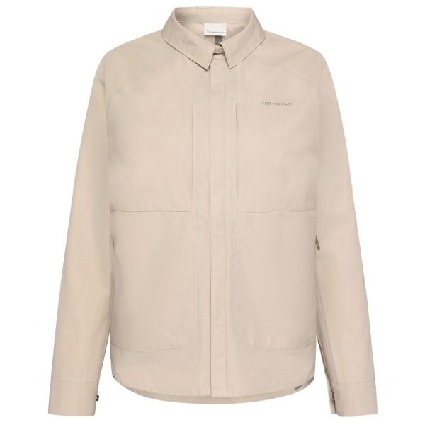 KnowledgeCotton Apparel - Women's Vent Canvas Classic - Freizeitjacke Gr S beige