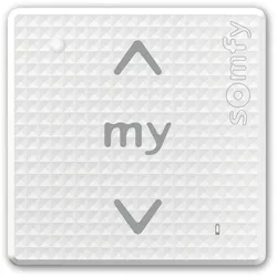Somfy 1810873 Smoove 1 IN RTS Pure Shine - 1-Kanal-Funkwandsender, weiß