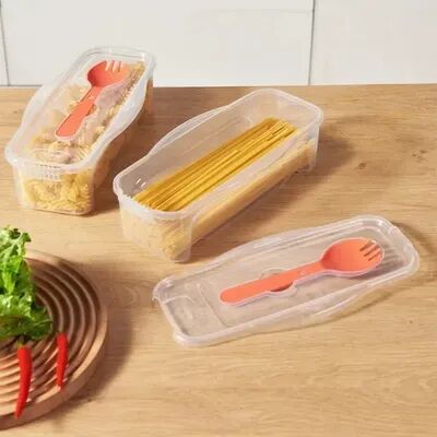 DynamicDeals QuickDrain Microwave Pasta Cooker Bowl With Strainer Lid For Spaghetti, Noodles & Easy Meal Prep QuickDrain Microwave Pasta Cooker Bowl With Strainer Lid For Spaghetti, Noodles & Easy Meal Prep