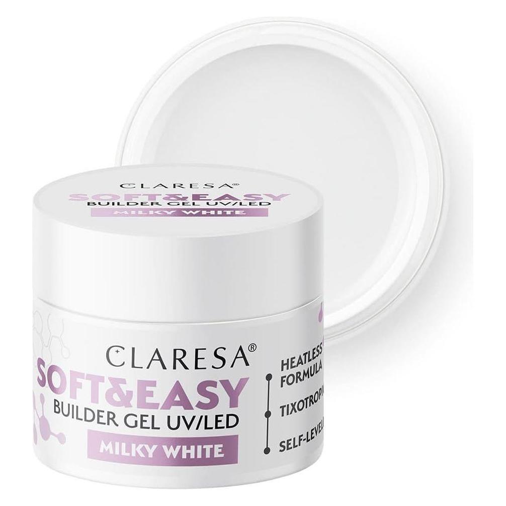 Activeshop Soft & Easy Builder Gel Milky White 45g (Haargel) (5903819820515)