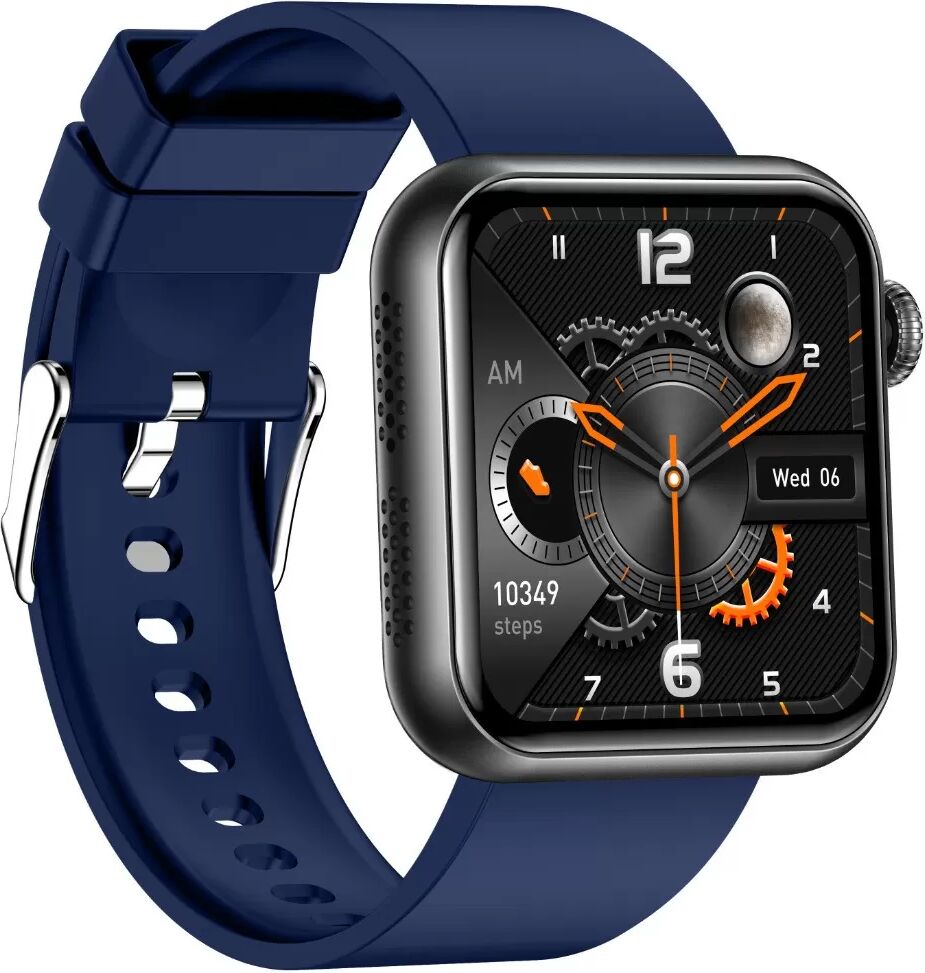 INF Smartwatch mit Bluetooth-Anruf & Gesundheitsüberwachung - Blutsauerstoff, Herzfrequenz, Schlafüberwachung Blau