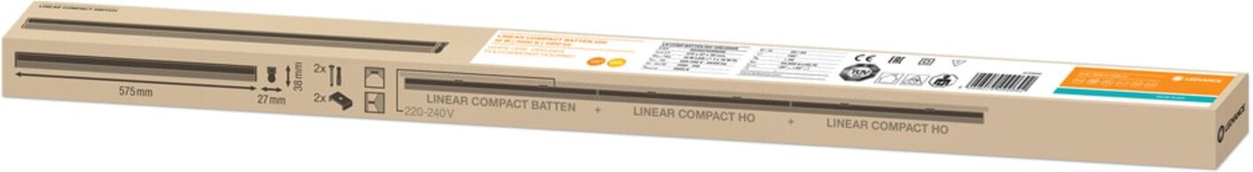 LEDVANCE LED-Lichtleiste 3000K LNCOMPBat60010W3000K (4058075099692)