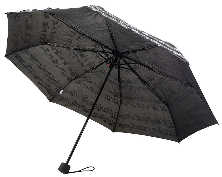 Anka Verlag Mini Umbrella Black/White nero con note bianche