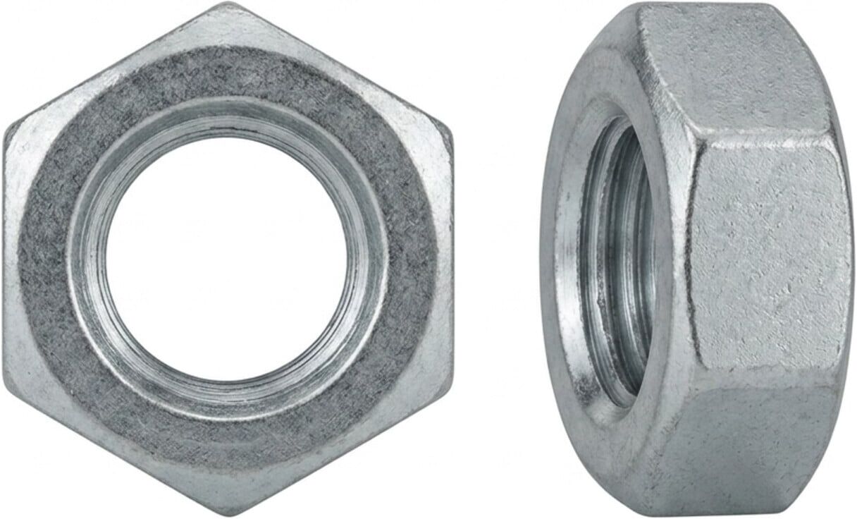 Selbstsichernde Sechskantmutter ISO 7042 M 16 x 2 Stahl zinklamellenbeschichtet ; Industrial Quality Supplies (070421400160000)