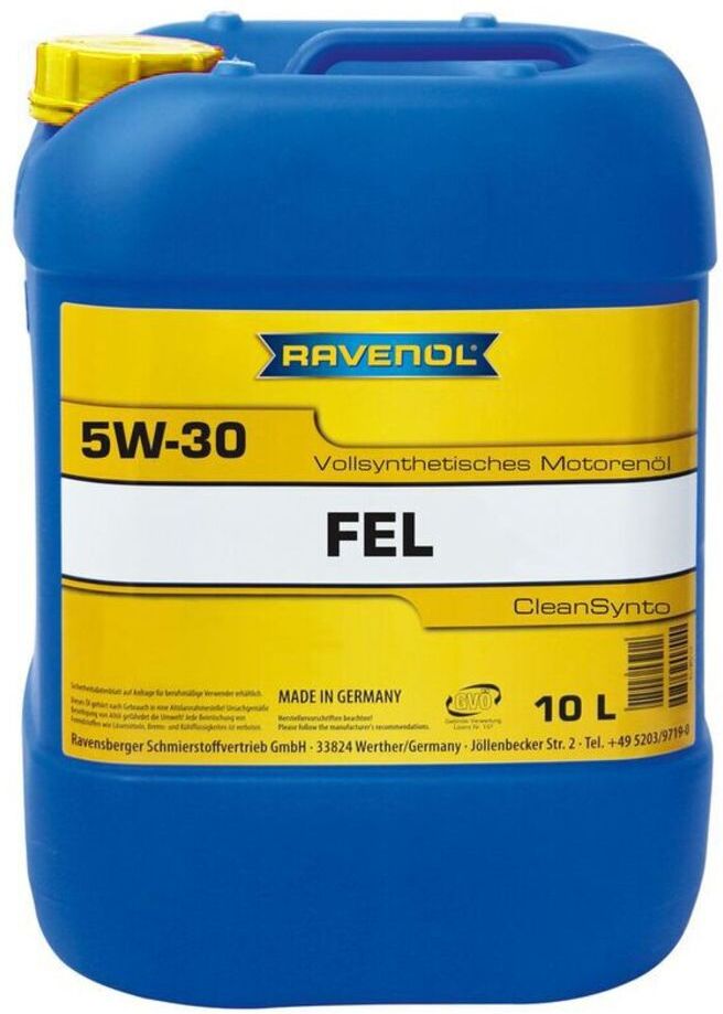 Ravenol Olio motore 1111123 Cleansynto FEL 5W30 10L