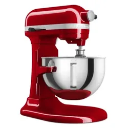 KitchenAid 5KSM55SXXEER Planetenrührer mit Schüsselhub 5,2 L PROFESSIONAL, Farbe rot