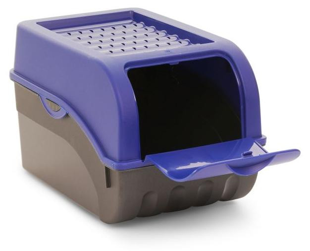 Novaliv Set van 3 opbergboxen, 5 liter, marineblauw, karton