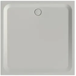 Bette quadrat Duschwanne „BetteUltra“ 1400 × 1400 mm ohne Oberflächenbeschichtung, ohne Oberflächenveredelung, ohne Wannenträger, in Silver