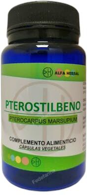 Alfa herbal alfa herbal pterostilbeno (pterocarpus marsupium) 60 comp
