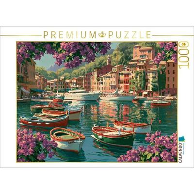 CALVENDO Puzzle Portofino genießen | 1000 Teile Lege-Größe 64 × 48 cm Foto-Puzzle für glückliche Stunden