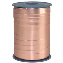 PRÄSENT Metallic Ringelband rosa, 1 cm
