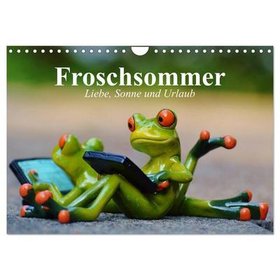 Froschsommer. Liebe, Sonne und Urlaub (Wandkalender 2026 DIN A4 quer), CALVENDO Monatskalender