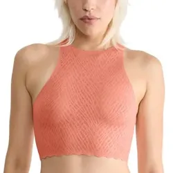 Sloggi BH ZERO Feel Bliss Crop Top Apricot Large Damen