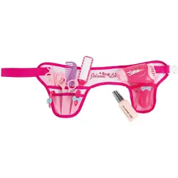 Toi-Toys 45972A - Glamour Shine Friseurset Friseur-Gürtel mit echtem Föhn Haare Mädchen Friseuse