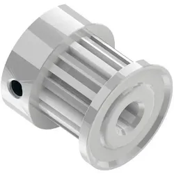 Makeblock Zahnriemenrad Aluminium 18 Zähne, MXL, Bohrung 4 mm durchgehend, M4-Gewinde seitlich