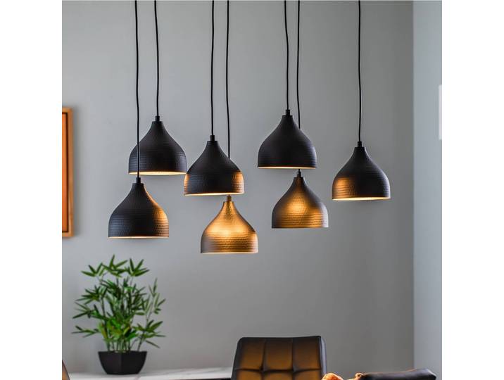 Hängeleuchte Tattoo 6221 Opviq, dimmbar, schwarz, für Wohn- / Esszimmer, Metall, Marokkanisch / Orientalisch