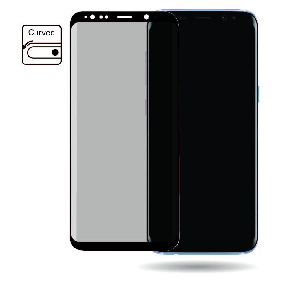 Mobilizera Mobilize Edge-To-Edge Skaermbeskyttelse Til Samsung Galaxy S8+ Sort (Samsung Galaxy S8+) (44623)
