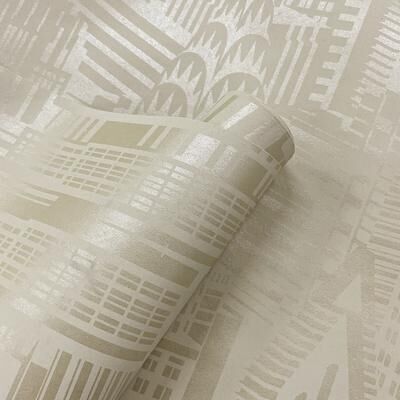 Seabrook Designs Manhattan Skyline Nonwoven Unpasted Wallpaper