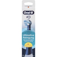 Oral-B iO Ultimative Reinigung 4er, Aufsteckbürste schwarz, Überlegene Plaque-Entfernung