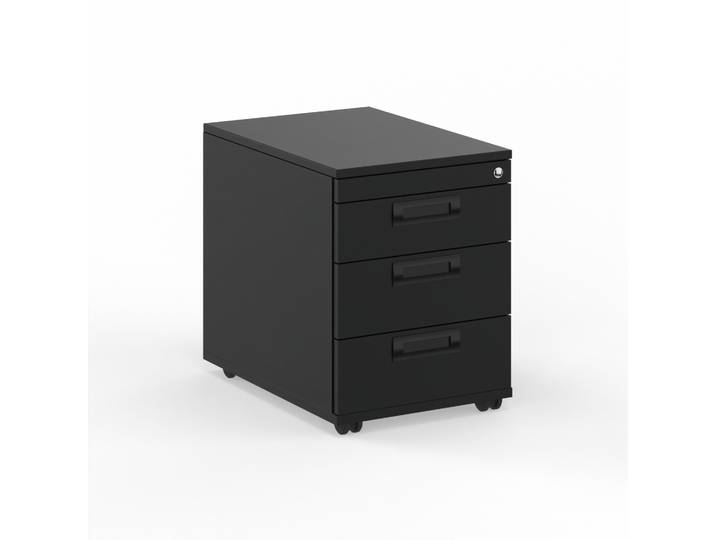 Rollcontainer Tradingzone GO Swiss Schwarz/Schwarz, Neu - Perfekt für Unterlagen und Akten