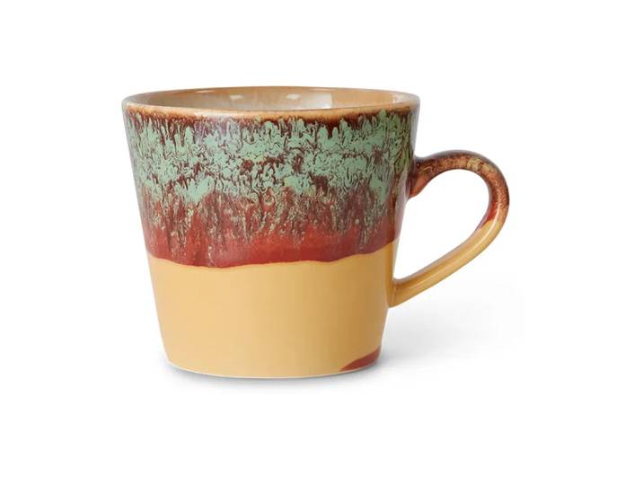 HKliving Tasse à cappuccino 70 s 33 cl Cove'