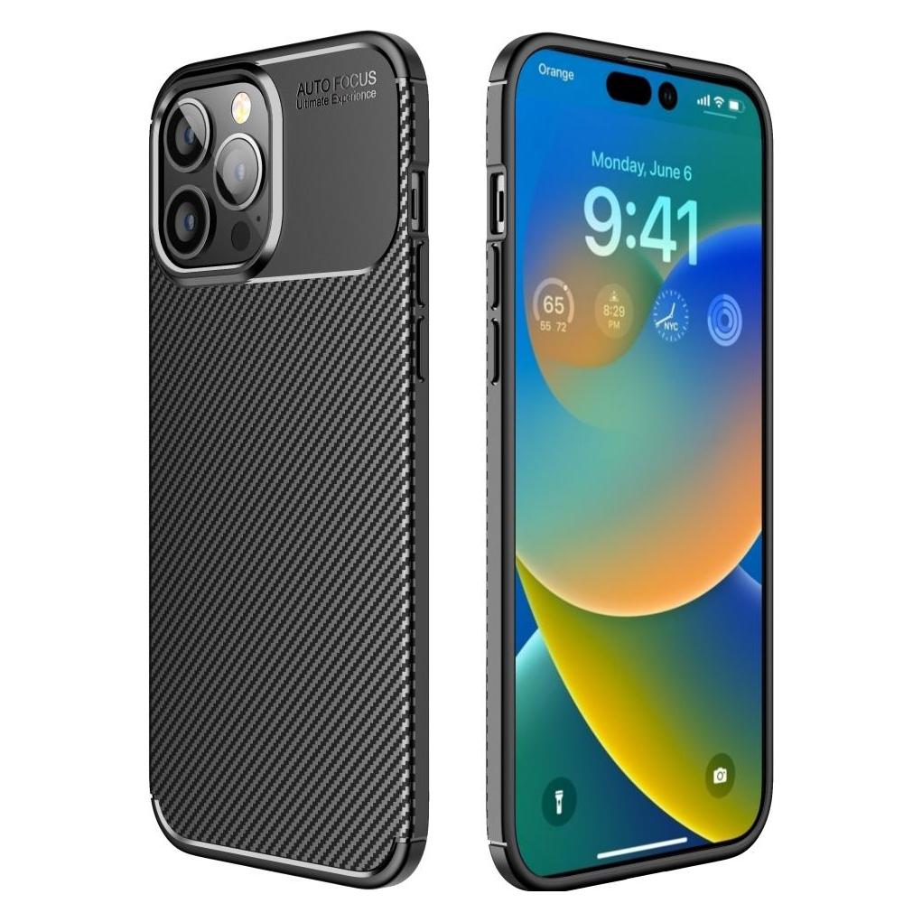 Screenguard Carbon Design TPU Case (Apple iPhone 14 Pro) (00030860)