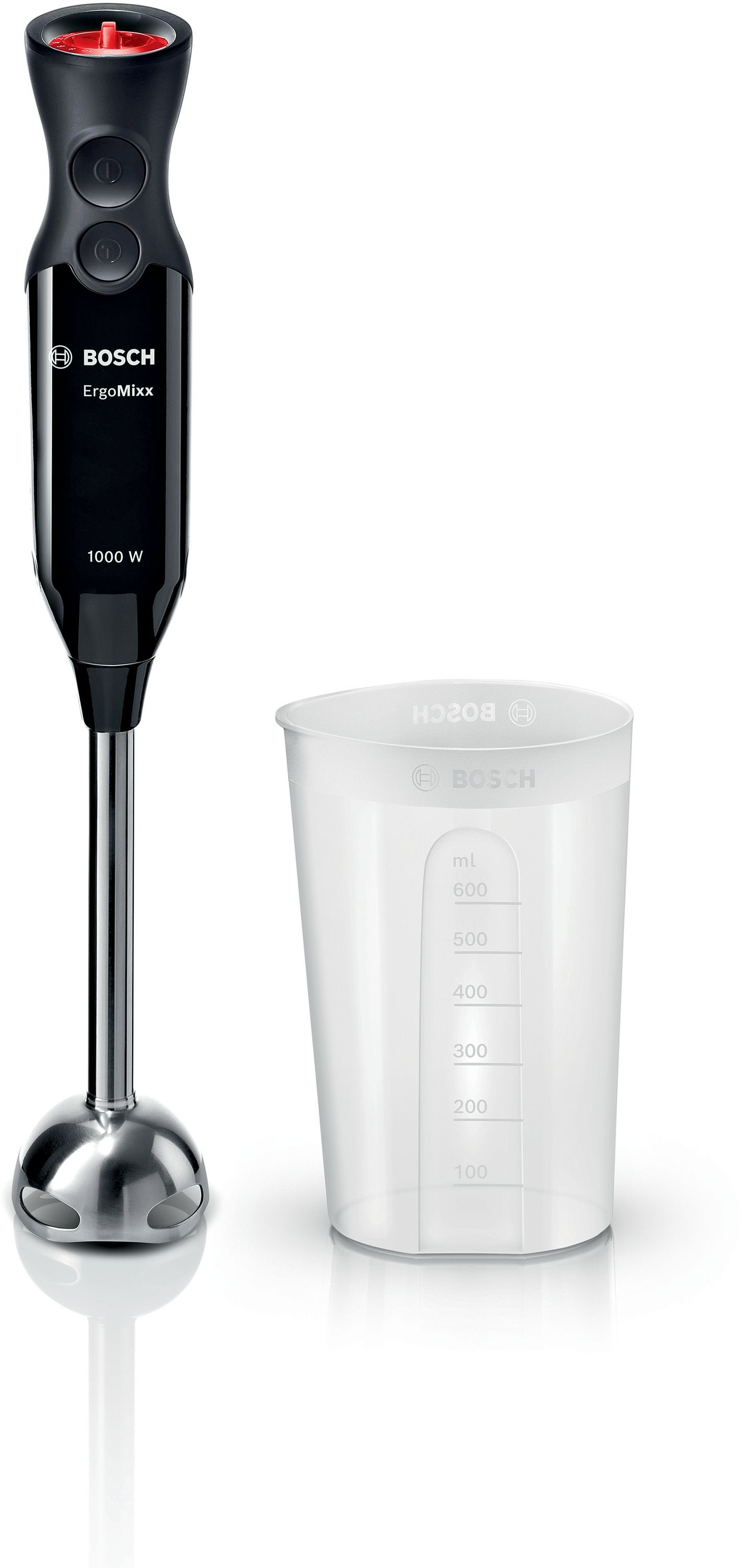 Bosch MS6CB6110 ErgoMixx Stabmixer 12 Stufen 1000 W (Anthrazit, Schwarz)