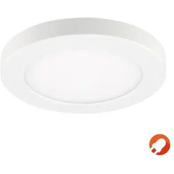 Variable LED-Deckenleuchte FLED ø17cm Ein-oder Aufbau umschaltbare Farbtemperatur Sigor