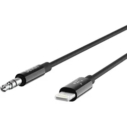 BELKIN Adapterkabel 3.5mm-Klinke/Lightning 0.90m schwarz